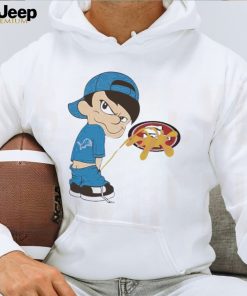 Boy Detroit Lions Piss On San Francisco 49ers Shirt