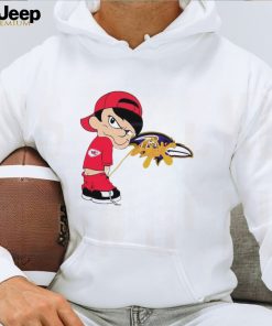 Boy Kansas City Chiefs Piss On Baltimore Ravens Shirt