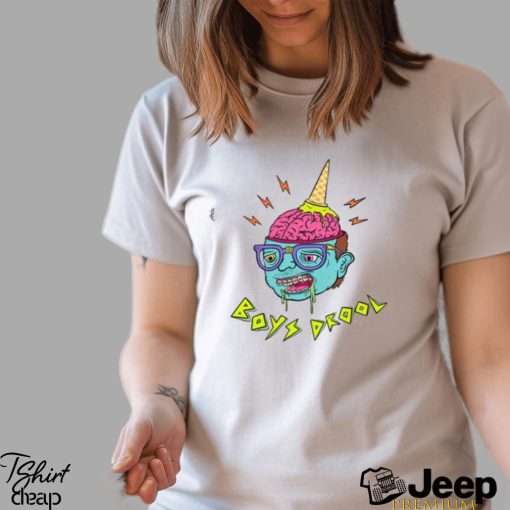 Boys Drool Ice Cream Brain T Shirt