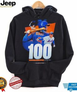 Brandon Nimmo Mets No 100 career home runs shirt