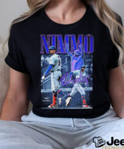 Brandon Nimmo New York Mets MLB Signature Graphic t shirt