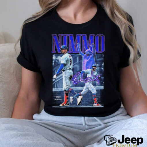 Brandon Nimmo New York Mets MLB Signature Graphic t shirt