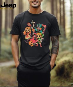 Brave Game Zelda Black Shirt