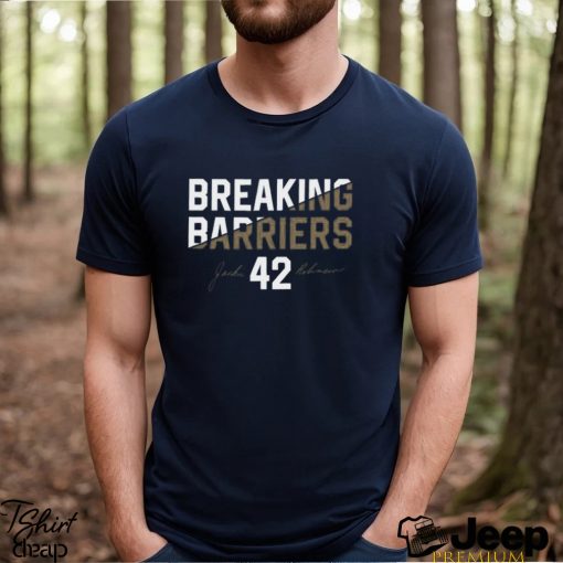 Breaking Barriers 42 Women’s V Neck T Shirt