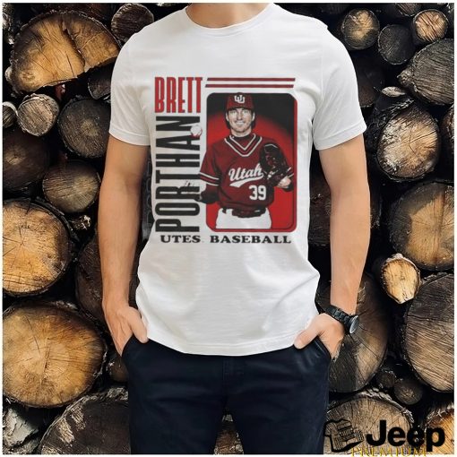 Brett Porthan Utah Utes baseball shirt