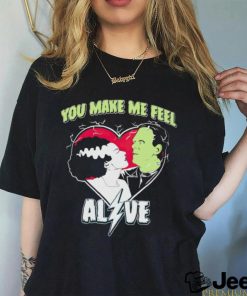 Bride of Frankenstein you make me feel alive Valentine’s day shirt