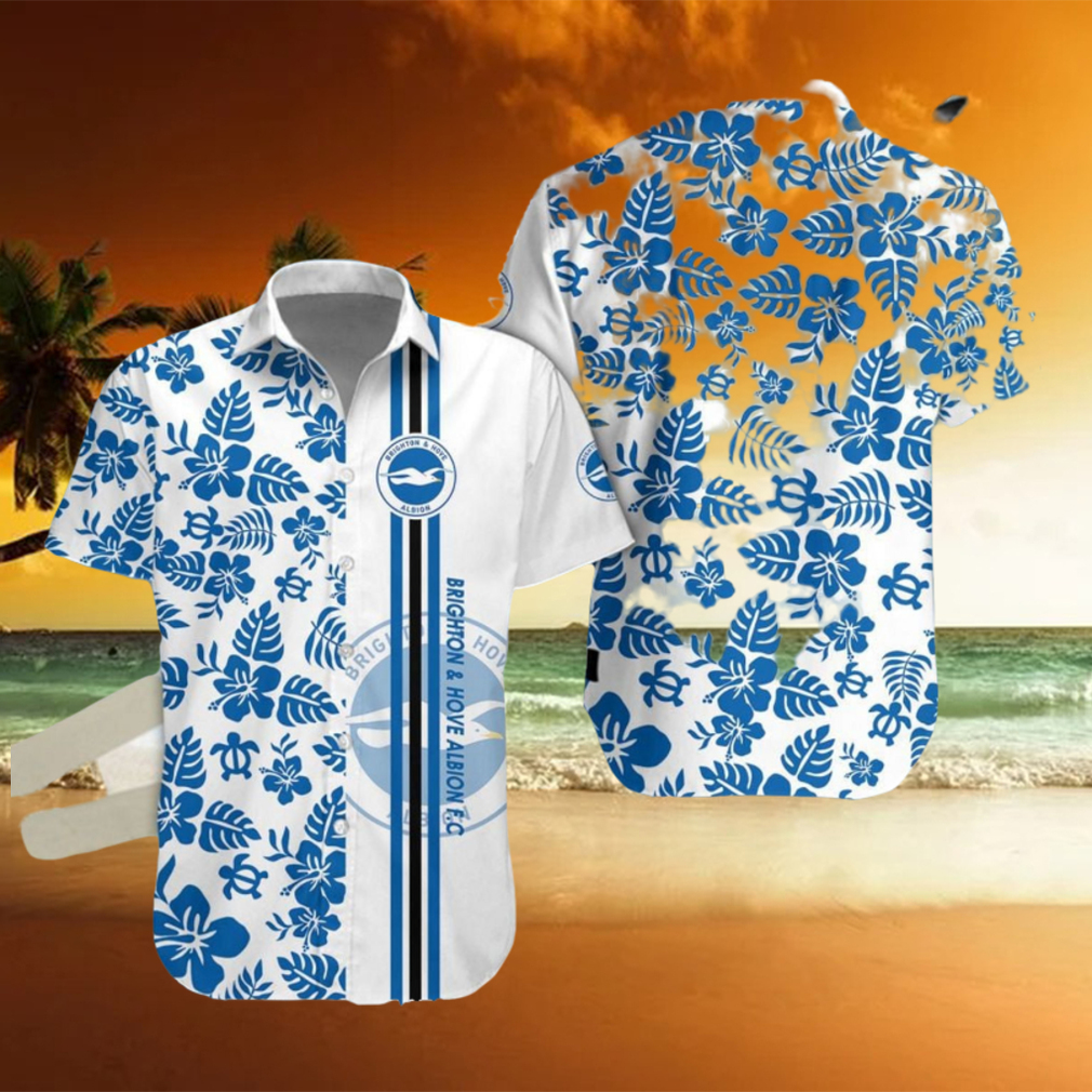 Brighton & Hove Albion Football Club Full Print Classic Hawaiian