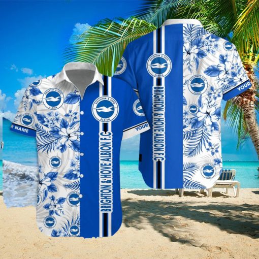 Brighton & Hove Albion Football Club Personalized All Over Printed 3D Hawaiian Shirt