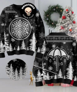 Bring Me The Horizon Logo Rock Band Christmas Sweater Chirstmas Gifts 2024 Xmas For Family And Friends Ugly Sweater