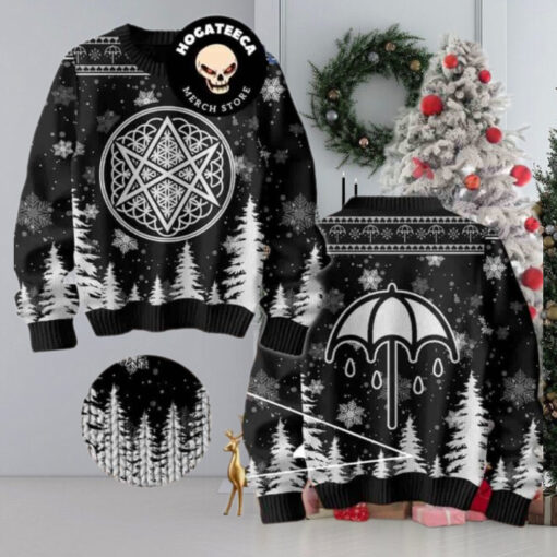 Bring Me The Horizon Logo Rock Band Christmas Sweater Chirstmas Gifts 2024 Xmas For Family And Friends Ugly Sweater