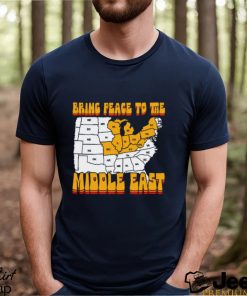 Bring Peace To The Middle East Usa Map Shirt