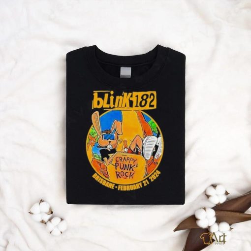 Brisbane Entertainment Crappy Punk Rock Centre Blink 182 Brisbane Australia Tour 2024 shirt