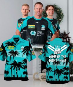 Brisbane Heat Home Of The Mighty Heat Hawaiian Shirt And Short