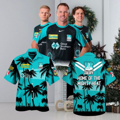 Brisbane Heat Home Of The Mighty Heat Hawaiian Shirt And Short