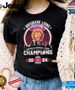 Brisbane Lions AFL Champions 2024 Skyline Shirt