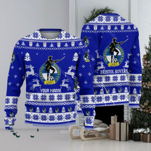 Bristol Rovers EFL 2024 Ugly Christmas Sweaters