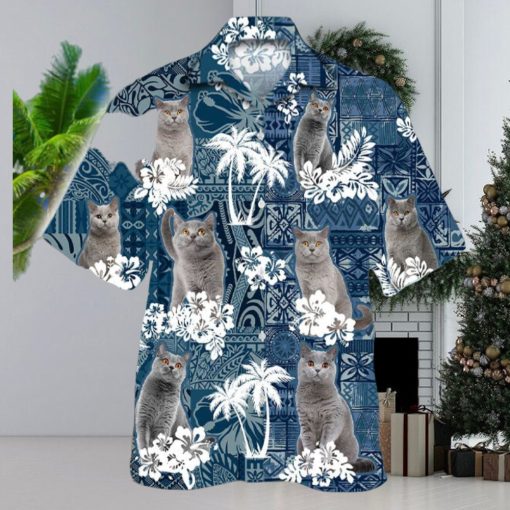 British Shorthair Hawaiian Shirt Cat Aloha Shirt For Men Women Beach