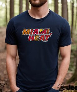 Britto X Miami Heat logo shirt