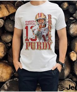 Brock Purdy Forty Niner Football Player signature 2024 shirt