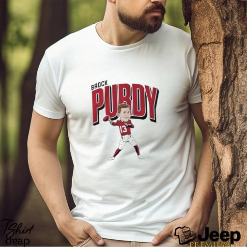 Brock Purdy caricature shirt