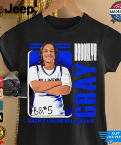 Brooklyn Gray Saint Louis Billikens cartoon shirt