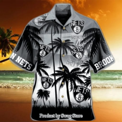 Brooklyn Nets National Basketball Association Hawaiian Set Pattern