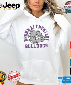 Brown Elementary Bulldogs logo shirt