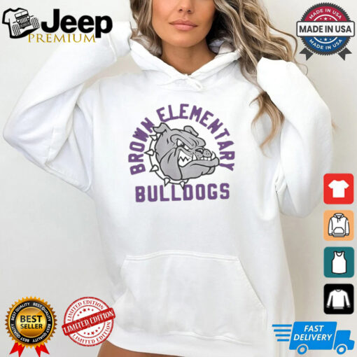 Brown Elementary Bulldogs logo shirt