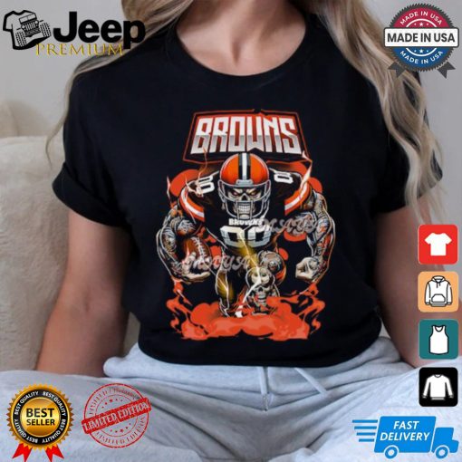 Browns football mascot shirt