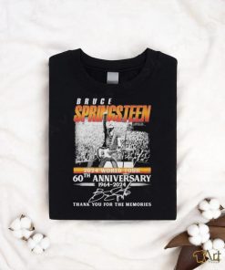 Bruce Springsteen 2024 World Tour 60th Anniversary 1964 2024 Thank You For The Memories T Shirt