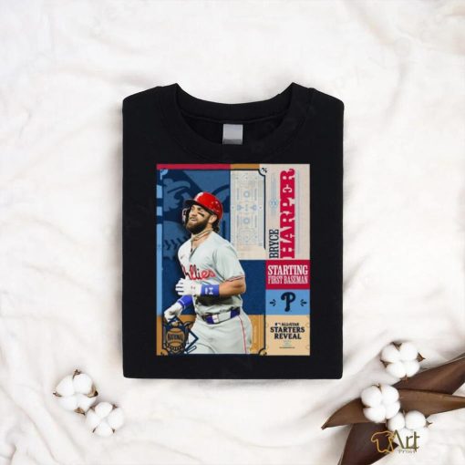 Bryce Harper Starting First Baseman All Star Starts Reveal 2024 Shirt