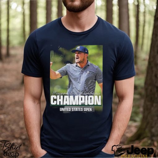 Bryson dechambeau champions 2024 us open for 2nd us open champions shirt