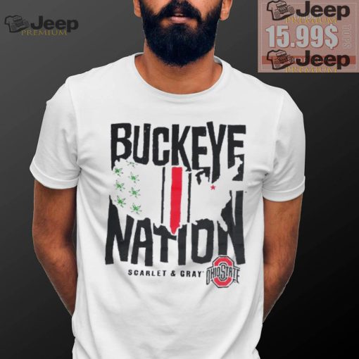 Buckeye national Scarlet and gray Ohio State shirt