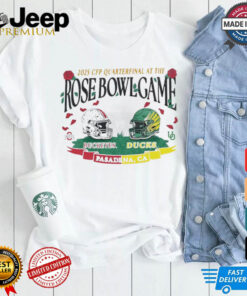 Buckeyes vs Ducks 2025 shirt CFP Rose Bowl Game helmet