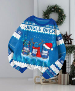 Bud Light Jingle Beer Ice Snow Ugly Sweater