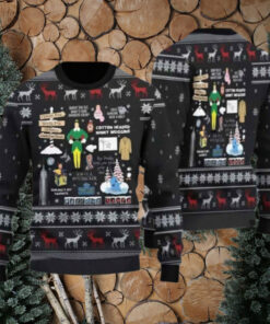 Buddy The El.f Christmas Ugly Sweater, OMG Santa I Know Him Sweater