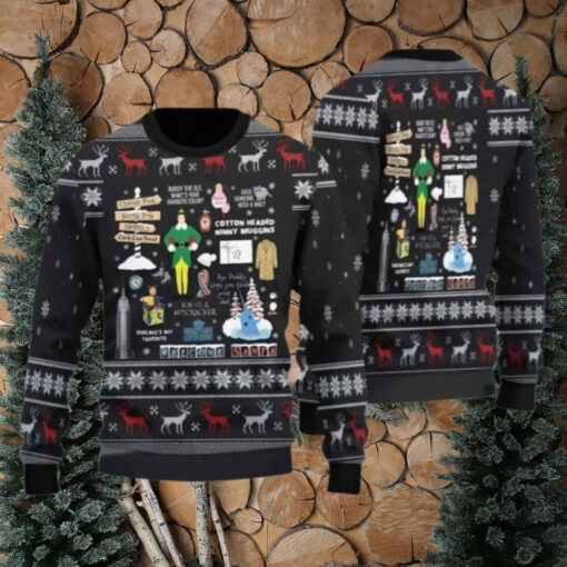 Buddy The El.f Christmas Ugly Sweater, OMG Santa I Know Him Sweater