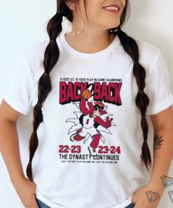 Buffalo Back 2 Back 22 23 23 24 The Dynasty Continues T shirt