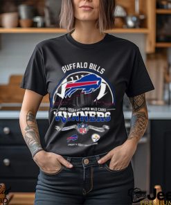 Buffalo Bills 2023 2024 AFC Super Wild Card Winners Skyline NFL Playoffs Divisional January 14 2024 At Highmark Stadium T Shirt