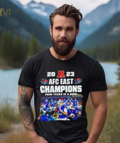 Buffalo Bills 2023 AFC East champions four years in a row shirt