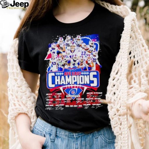 Buffalo Bills AFC East Champions signatures shirt