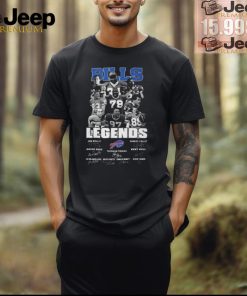 Buffalo Bills All The Legends Of Best Team Signatures Shirt