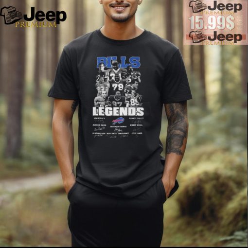 Buffalo Bills All The Legends Of Best Team Signatures Shirt