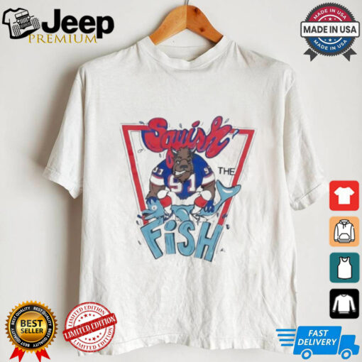 Buffalo Bills Andre Reed squish the fish Miami Dolphins shirt