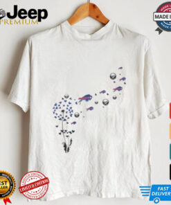 Buffalo Bills & Buffalo Sabres Floral Dandelion Shirt