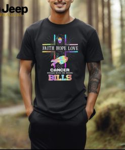 Buffalo Bills Cancer Messed With The Wrong Bills Fan T Shirt