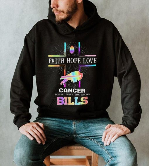 Buffalo Bills Cancer Messed With The Wrong Bills Pride 2024 shirt