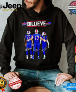 Buffalo Bills Coleman Allen Cook billieve signatures shirt