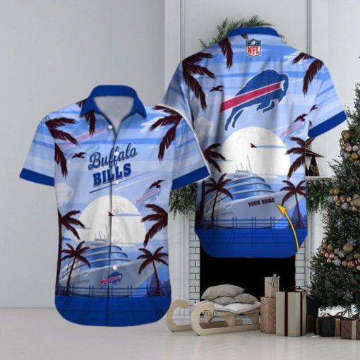 Buffalo Bills Custom Name Hawaiian Shirt Impressive Gift For Men And Women Fans