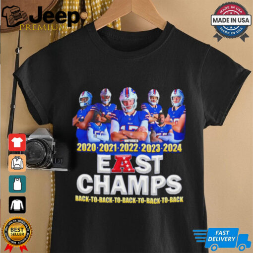 Buffalo Bills East Champs back to back 2020 2024 shirt
